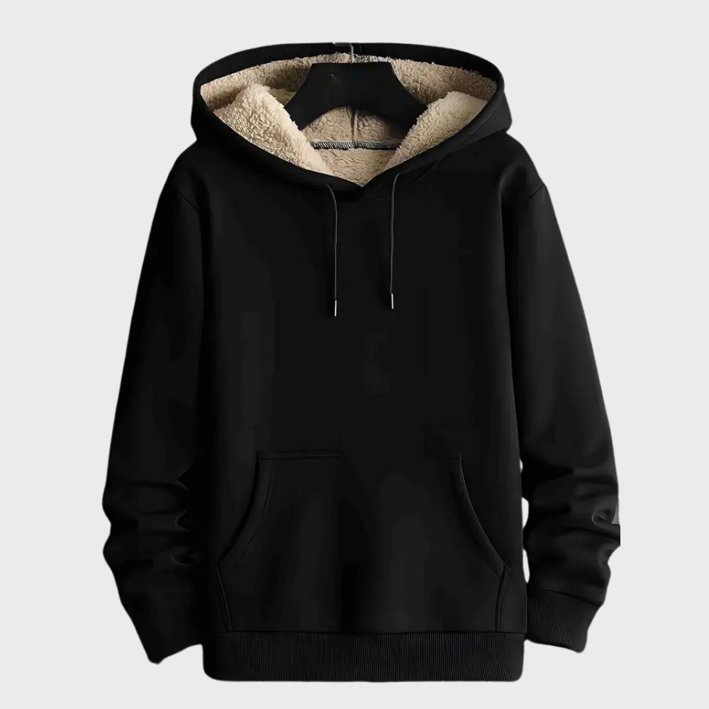 Bequemer Herren Fleece-Hoodie Melle Douillet Style
