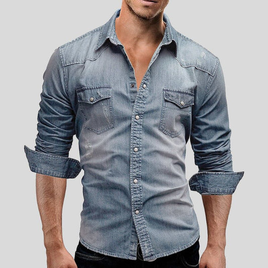 Cedric | Herren-Denim-Hemd | Stilvoll, robust & bequem
