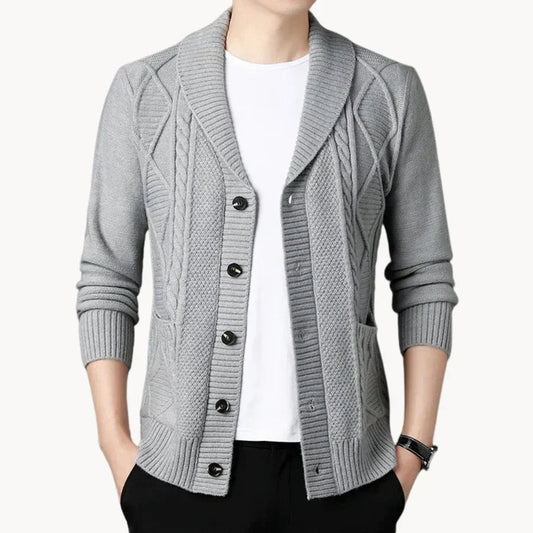 Eleganter Damen-Cardigan mit Rippendesign für jeden Anlass