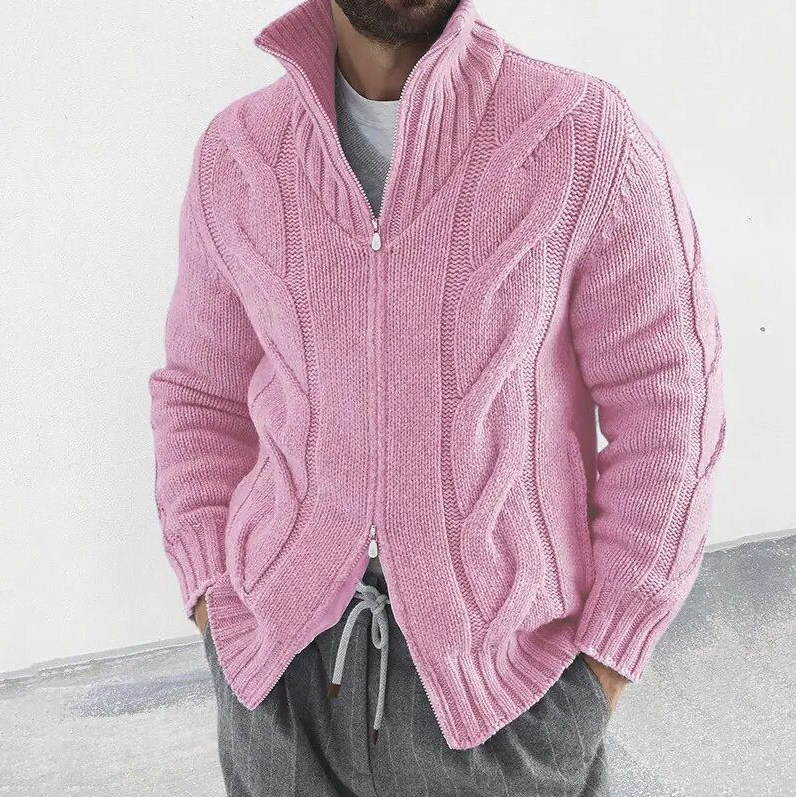 Eleganter Herren-Cardigan aus hochwertiger Wolle – Stilvoll und warm