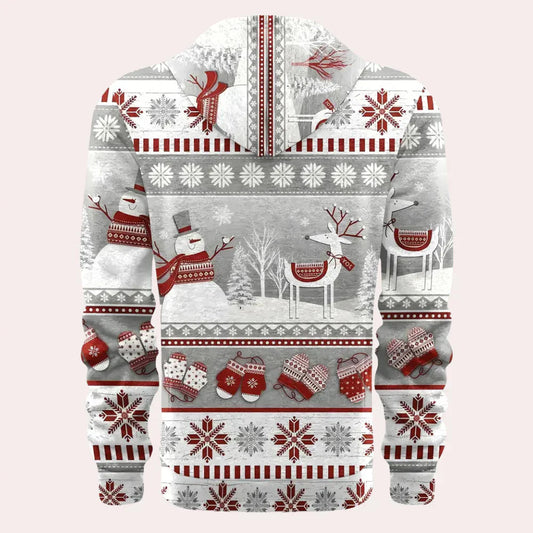 Festlicher Kapuzenpullover für die Weihnachtszeit - Bequem und Stilvoll