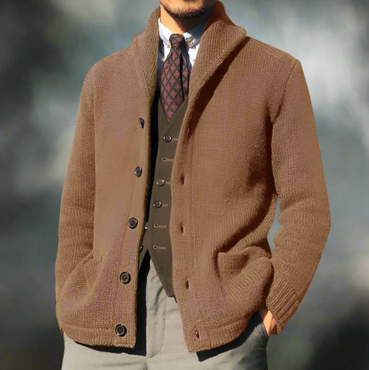 Modische Herren Strickjacke mit Knopfdetails für jeden Anlass