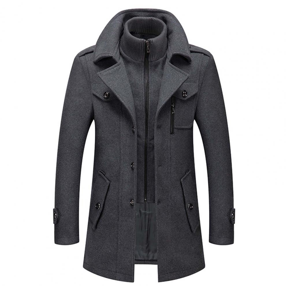 Stylische Herren-Winterjacke In Zwei Teilen Für Komfort