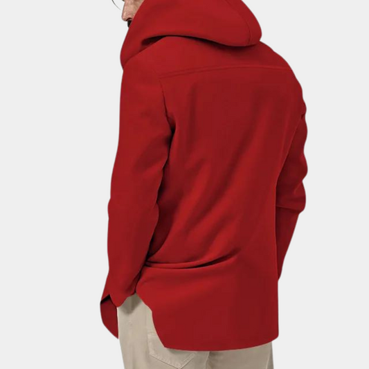 Stylischer Trenchcoat Für Herren Mit Kapuze Für Casual Style