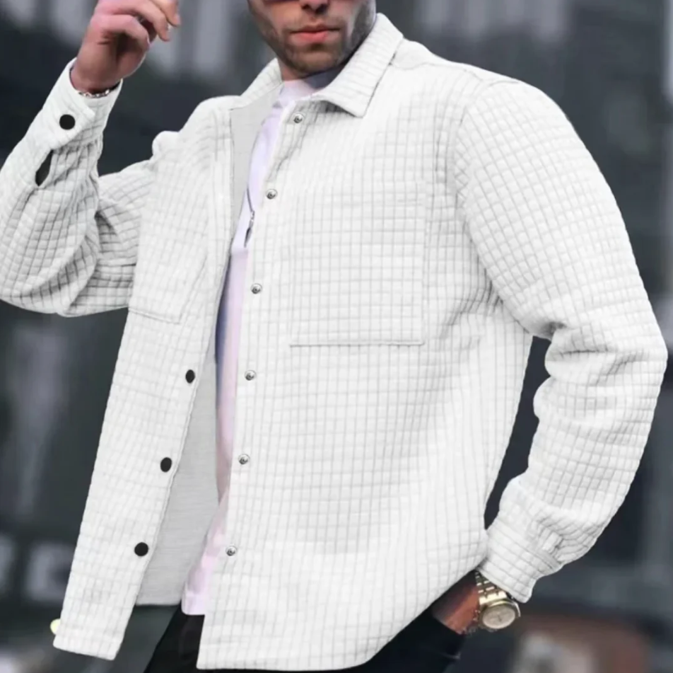 Ultra bequeme Herrenjacke mit weicher Wattierung