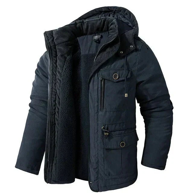 Vielseitige Winterjacke für Herren mit isolierendem Innenfutter und modernem Schnitt