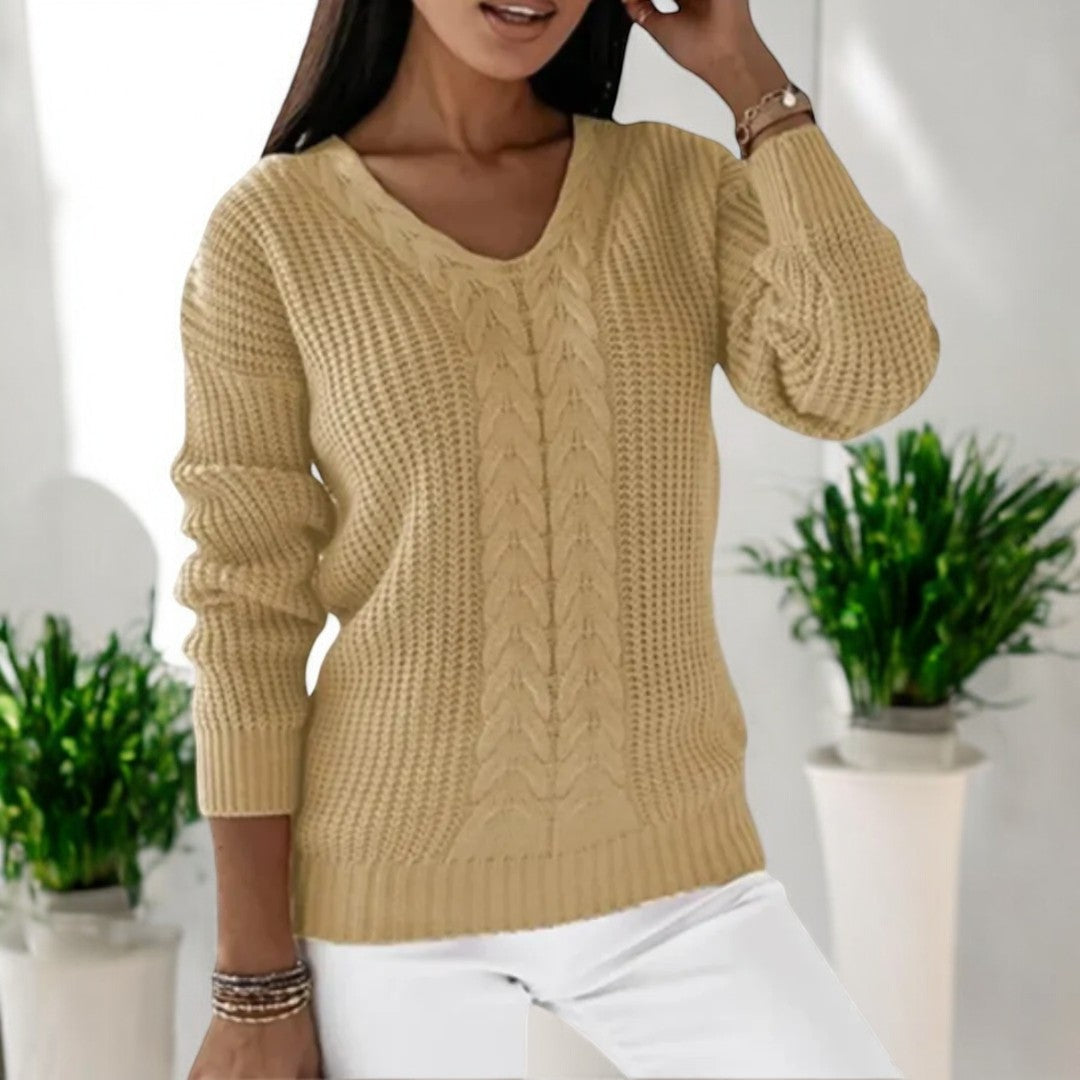 Weicher Damen Strickpullover – Kuschelig, warm & stilvoll für kalte Tage