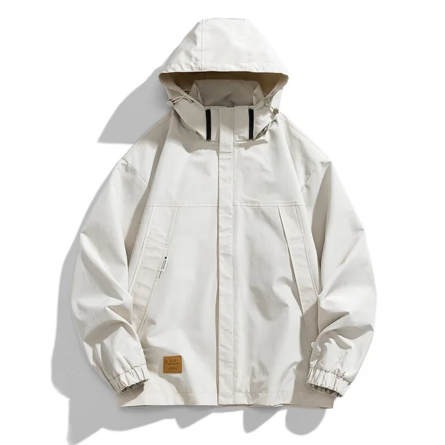 Wetterfeste Herren Outdoorjacke mit Kapuze für alle Jahreszeiten