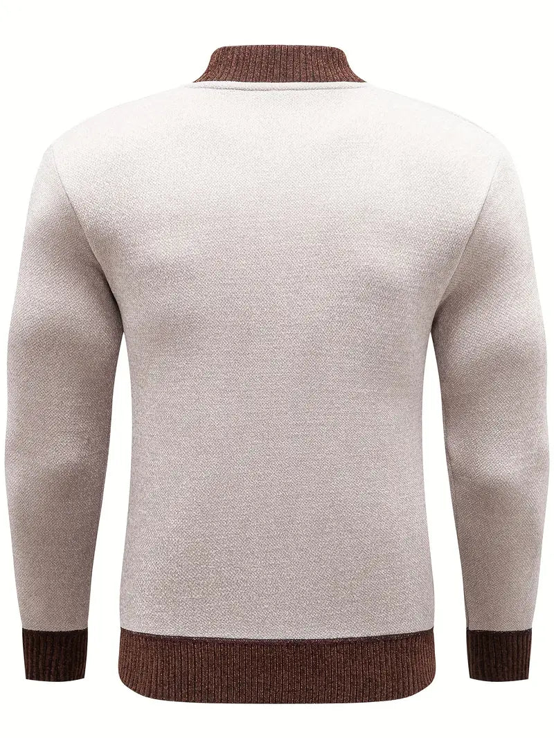 Ysmael - herren strickjacke mit reißverschluss