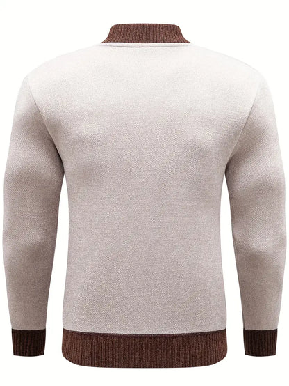 Ysmael - herren strickjacke mit reißverschluss