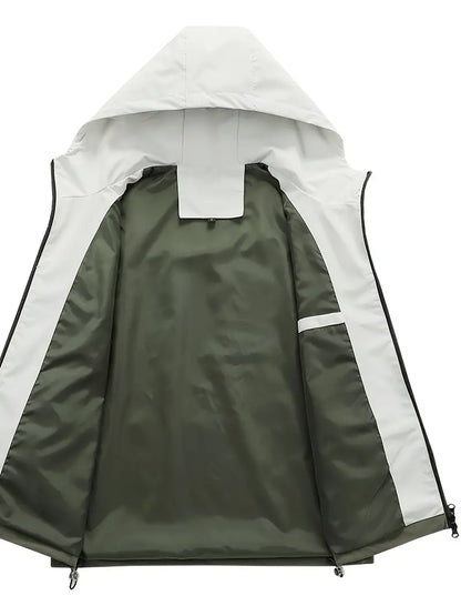 Zachary – lässige windjacke mit kapuze