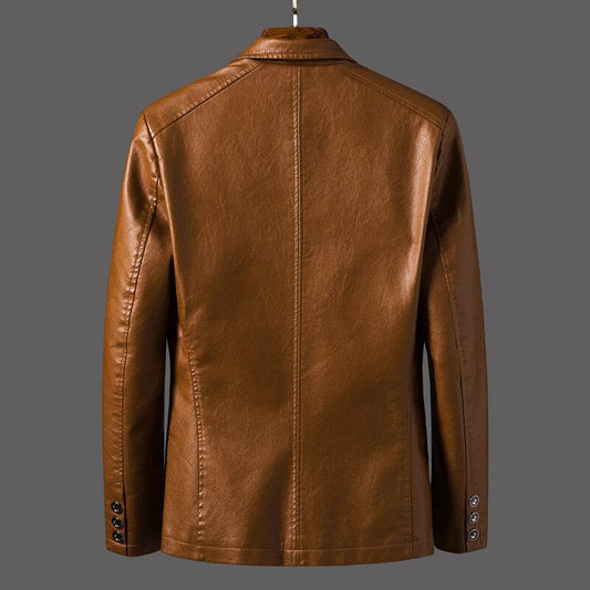 Stylische lederjacke für herren