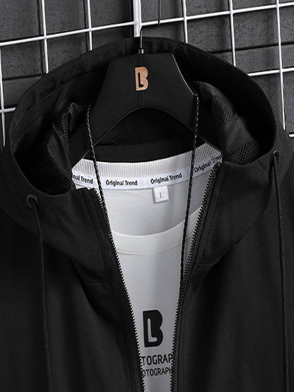 Adam – jacke mit grafischem print für herren