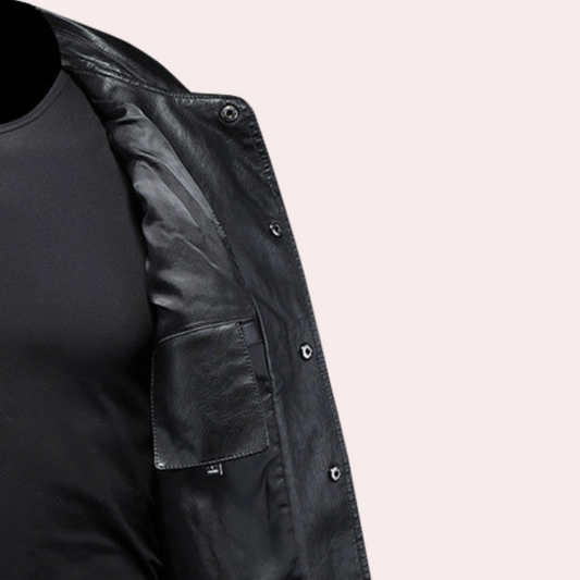 Stylisch - moderne bikerjacke für herren