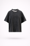 Pearl Trim Oversized T-Shirt