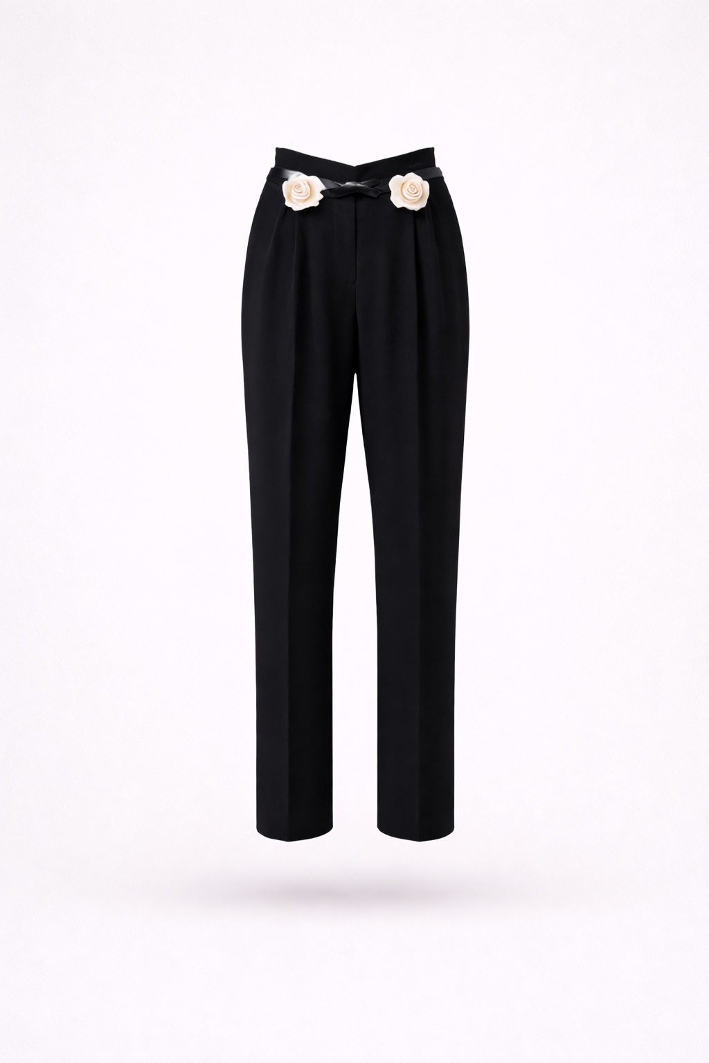 Rose Accent Tailored Trousers