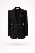 Rose Detail Tailored Blazer
