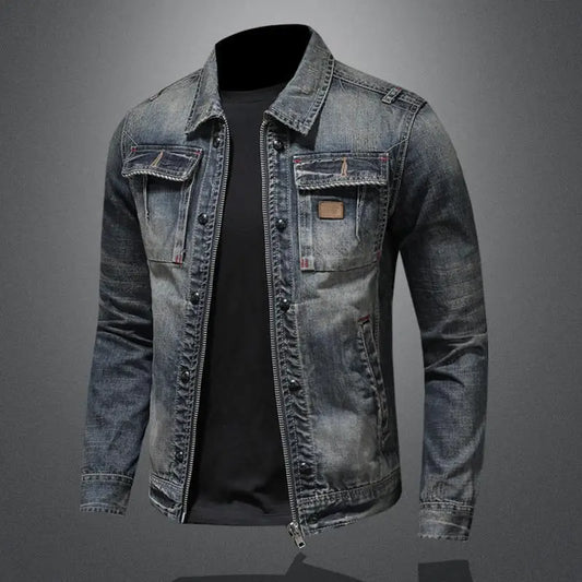 Bruno – Vintage-Jeansjacke für Herren