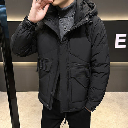 Stylische Plus-Size Daunenjacke im modernen Hongkong-Stil