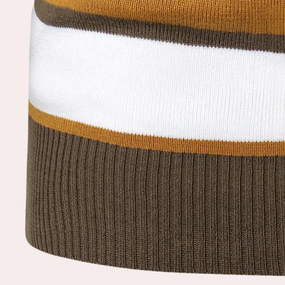 Lässiger Herrenpullover mit zeitlosem Streifenmuster für entspannte Freizeitlooks