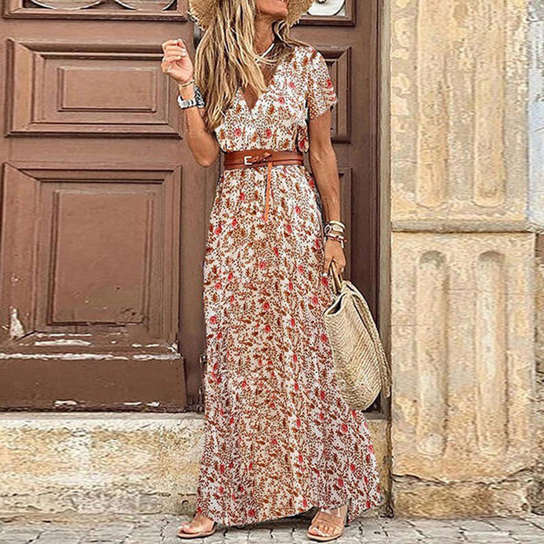 Agnes Boho Kleid | Langes Sommerkleid für Bequeme und Stilvolle Outfits