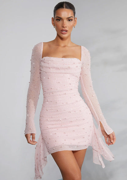 Alessia | Langärmliges Minikleid für Damen | Elegant, vielseitig & komfortabel