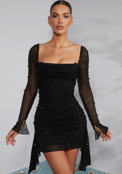 Alessia | Langärmliges Minikleid für Damen | Elegant, vielseitig & komfortabel