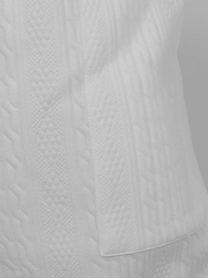 Andrew | Bequemes Strickset mit V-Ausschnitt und passenden Shorts für Herren | Stilvoll, komfortabel & vielseitig