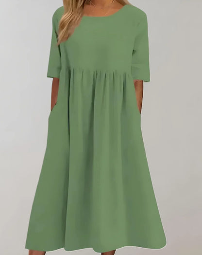 Brisa | Locker sitzendes Damen-Baumwollkleid | Bequem, stilvoll & vielseitig