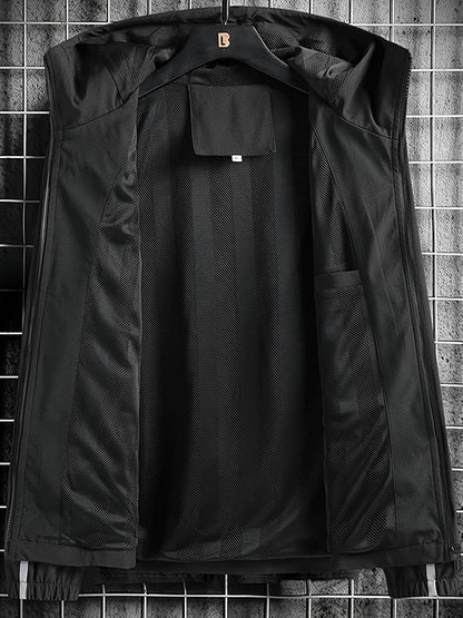 Adam – jacke mit grafischem print für herren