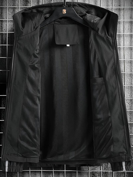 Adam – jacke mit grafischem print für herren