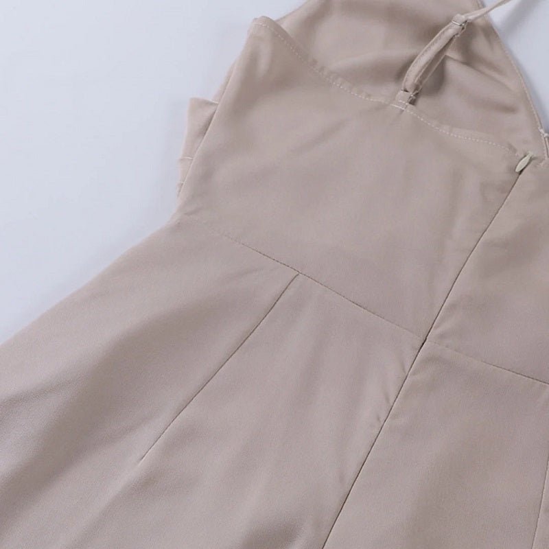 Callie | Elegantes langes Damenkleid mit V-Ausschnitt | Figurbetont, stilvoll & vielseitig