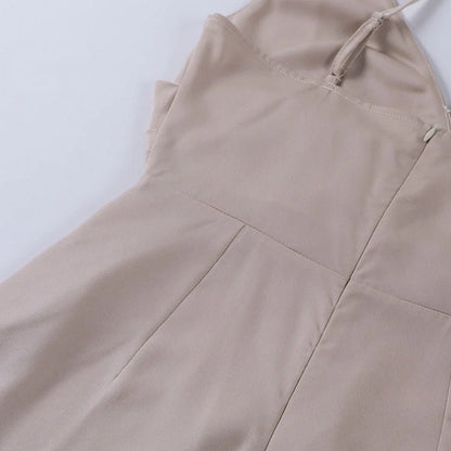 Callie | Elegantes langes Damenkleid mit V-Ausschnitt | Figurbetont, stilvoll & vielseitig