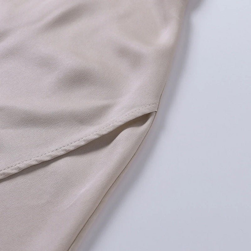 Callie | Elegantes langes Damenkleid mit V-Ausschnitt | Figurbetont, stilvoll & vielseitig