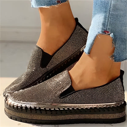 Candy Gem | Glitzernde Diamant-Loafer für Damen | Funkelnd, bequem & vielseitig