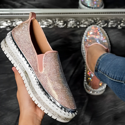 Candy Gem | Glitzernde Diamant-Loafer für Damen | Funkelnd, bequem & vielseitig