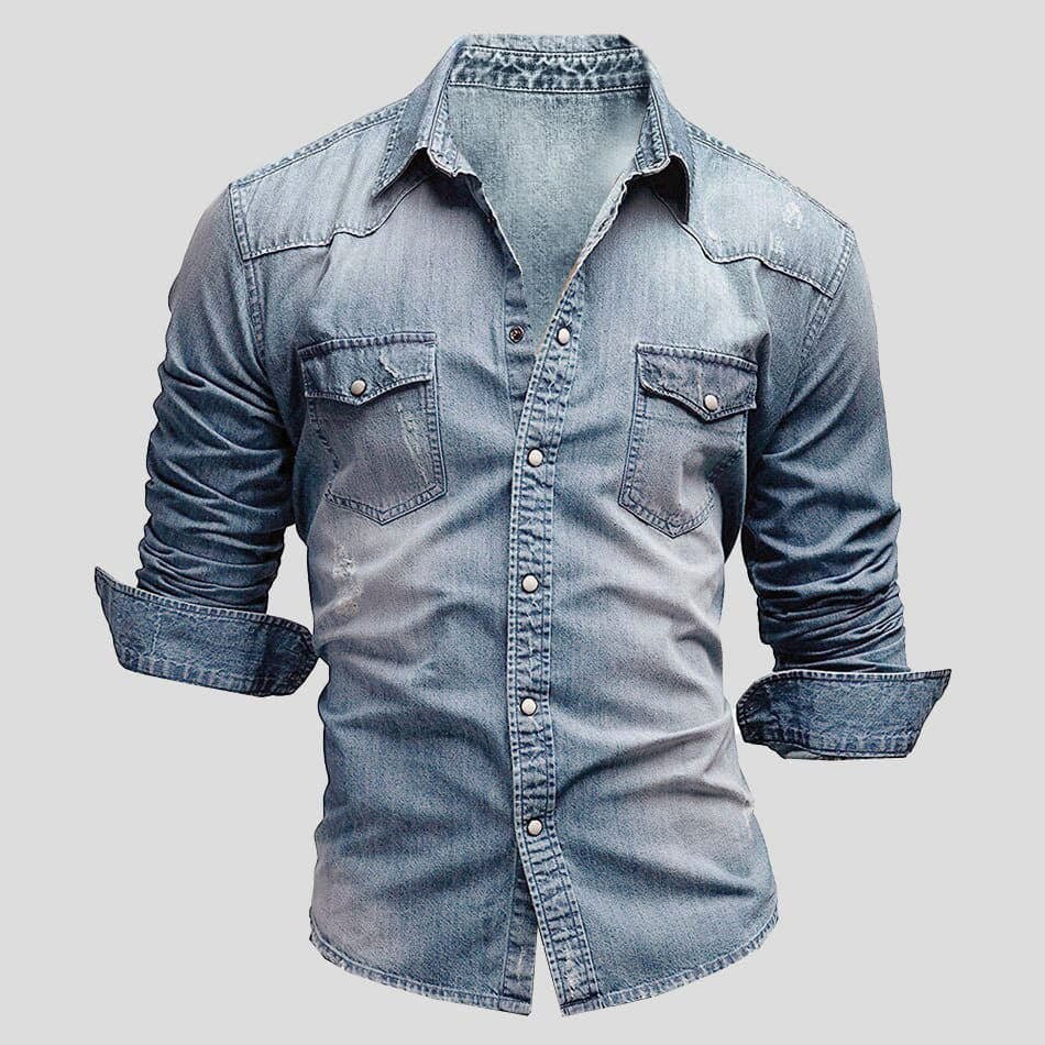 Cedric | Herren-Denim-Hemd | Stilvoll, robust & bequem