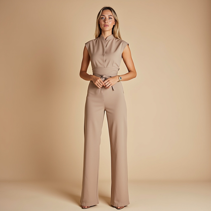 Chantal | Eleganter ärmelloser Damen-Jumpsuit | Zeitlos, bequem & vielseitig
