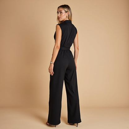 Chantal | Eleganter ärmelloser Damen-Jumpsuit | Zeitlos, bequem & vielseitig