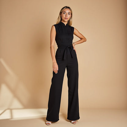 Chantal | Eleganter ärmelloser Damen-Jumpsuit | Zeitlos, bequem & vielseitig
