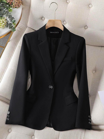 Charlotte Women's Blazer - Tailored Fit - Single-Breasted - Sophisticated Office & Formal Wear