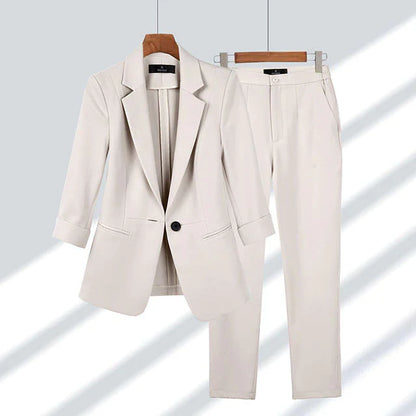 Chloe | Damen-Blazer & Hosen-Set – Elegant, Vielseitig & Komfortabel