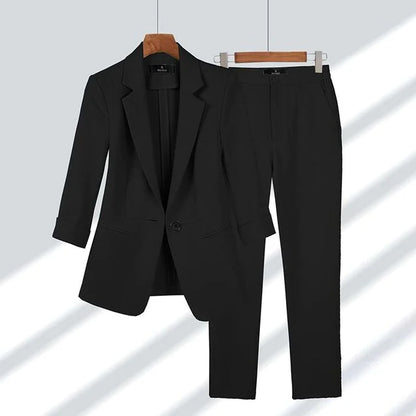 Chloe | Damen-Blazer & Hosen-Set – Elegant, Vielseitig & Komfortabel