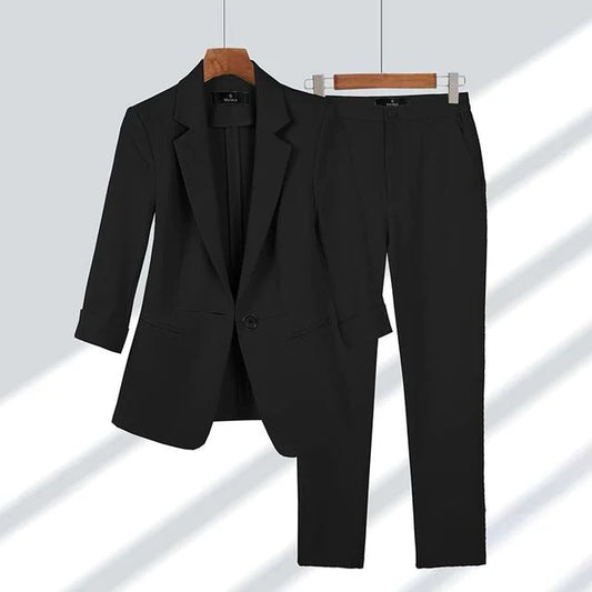 Chloe | Damen-Blazer & Hosen-Set – Elegant, Vielseitig & Komfortabel