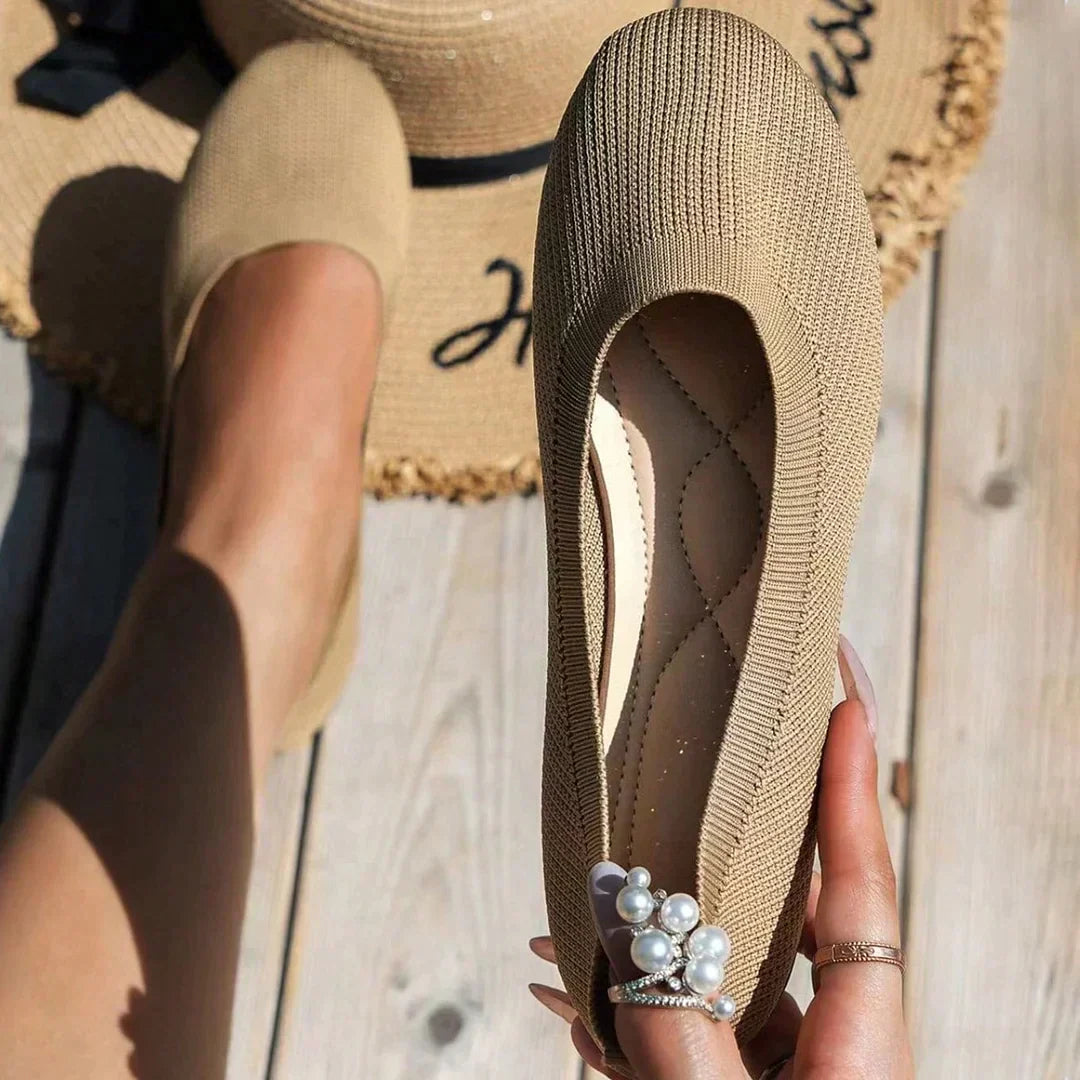 Damen Comfy Pump Schuhe | Anti-Rutsch, Atmungsaktive Komfort-Schuhe