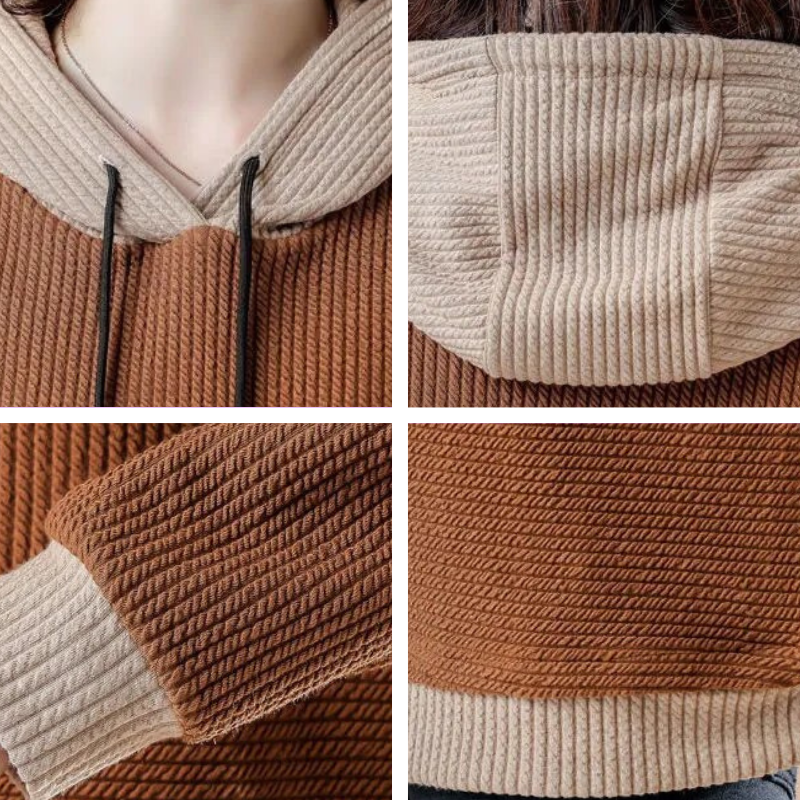 Damen Hoodie mit Kordelzug – Weich, Bequem & Lässiger Stil