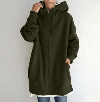Damen Hoodie – Zip-Up Kapuzenjacke für Freizeit & Alltag