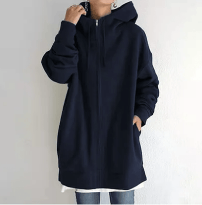 Damen Hoodie – Zip-Up Kapuzenjacke für Freizeit & Alltag