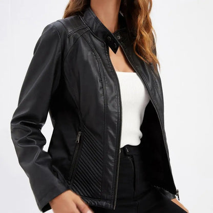 Damen Lederjacke Leicht – Stilvoll, Bequem & Vielseitig