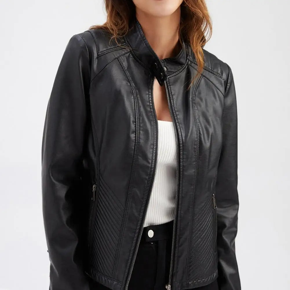 Damen Lederjacke Leicht – Stilvoll, Bequem & Vielseitig